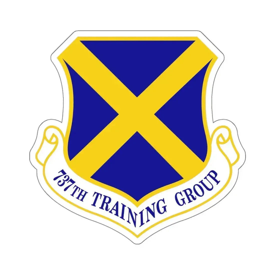 737th Training Group (U.S. Air Force) STICKER Vinyl Kiss-Cut Decal 6 Inch White - The Sticker Space
