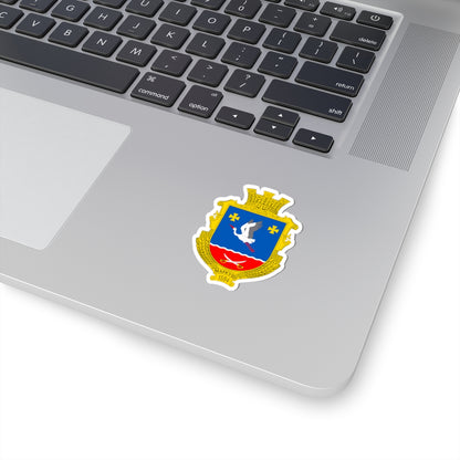 UKR Markushi Berdychivskyi COA (Ukraine) (Coat of Arms) STICKER Vinyl Kiss-Cut Decal
