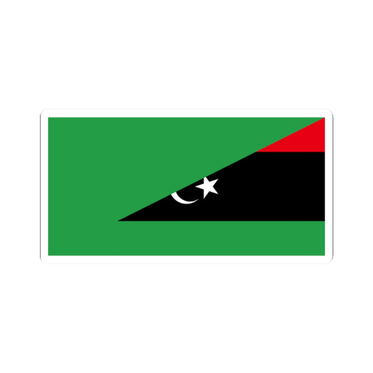 Flags of Libya 2011 (Libya) STICKER Vinyl Kiss-Cut Decal