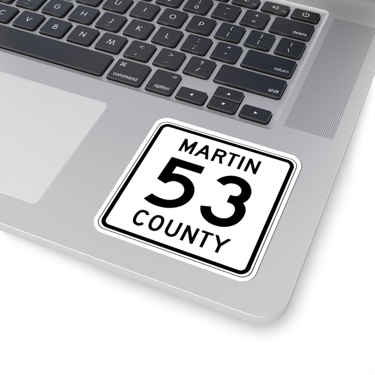Martin County Route 53 MN (Minnesota) (Road Sign) STICKER Vinyl Kiss-Cut Decal