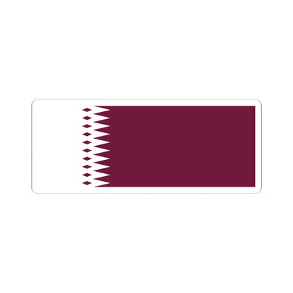 Flag of Qatar 1933-1936 (Qatar) STICKER Vinyl Kiss-Cut Decal