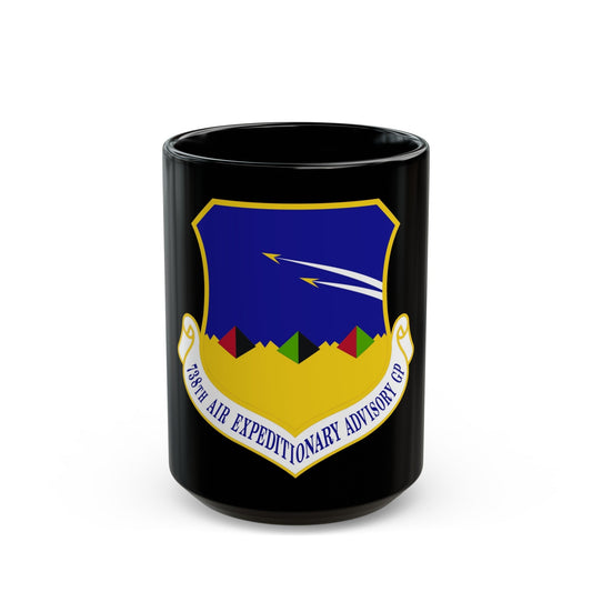 738th Air Expeditionary Advisory Group (U.S. Air Force) Black Coffee Mug-15oz-The Sticker Space