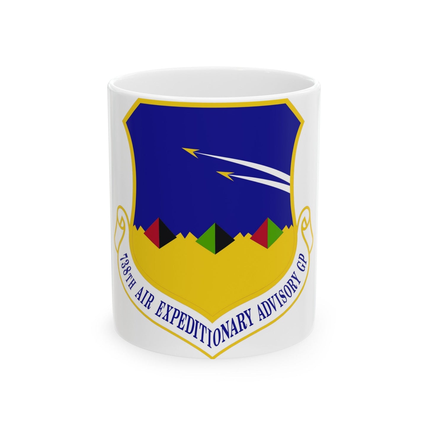 738th Air Expeditionary Advisory Group (U.S. Air Force) White Coffee Mug-11oz-The Sticker Space