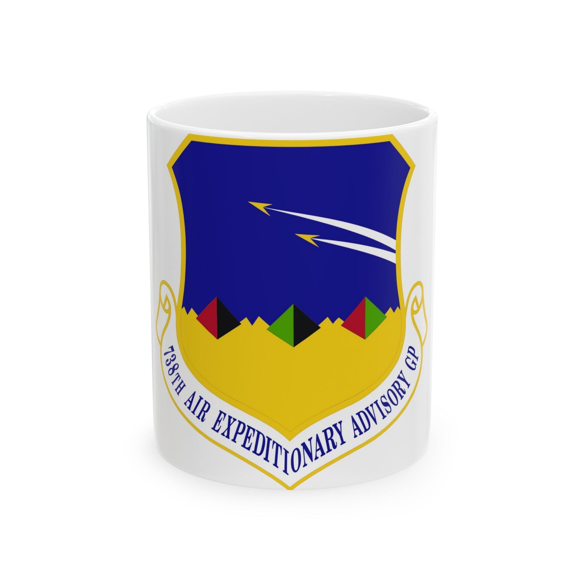 738th Air Expeditionary Advisory Group (U.S. Air Force) White Coffee Mug-11oz-The Sticker Space