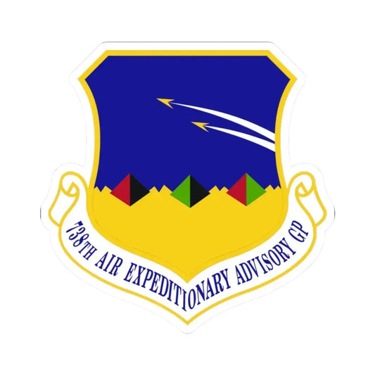 738th Air Expeditionary Advisory Group (U.S. Air Force) STICKER Vinyl Kiss-Cut Decal 2 Inch White - The Sticker Space