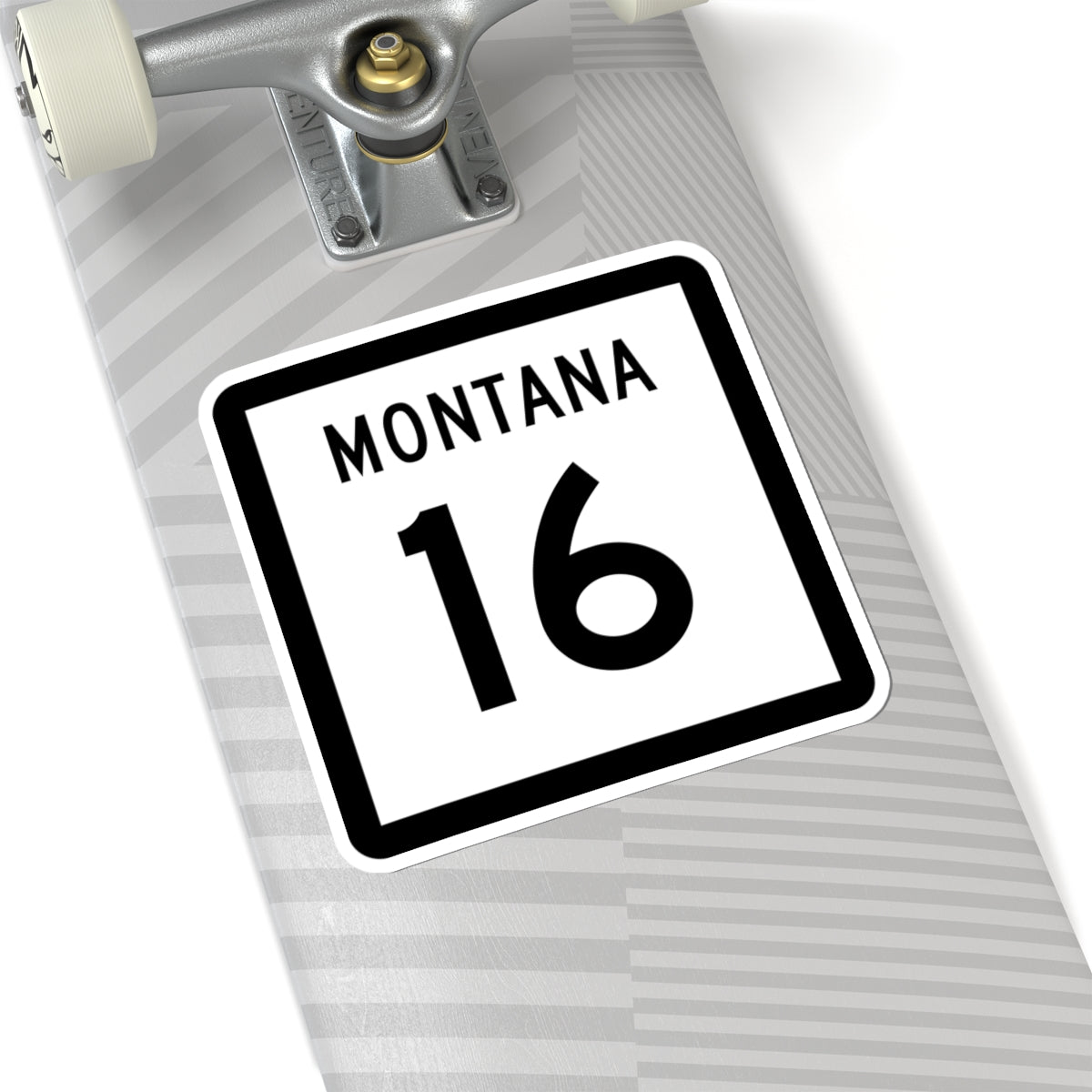 MT-16 (Montana) (Road Sign) STICKER Vinyl Kiss-Cut Decal