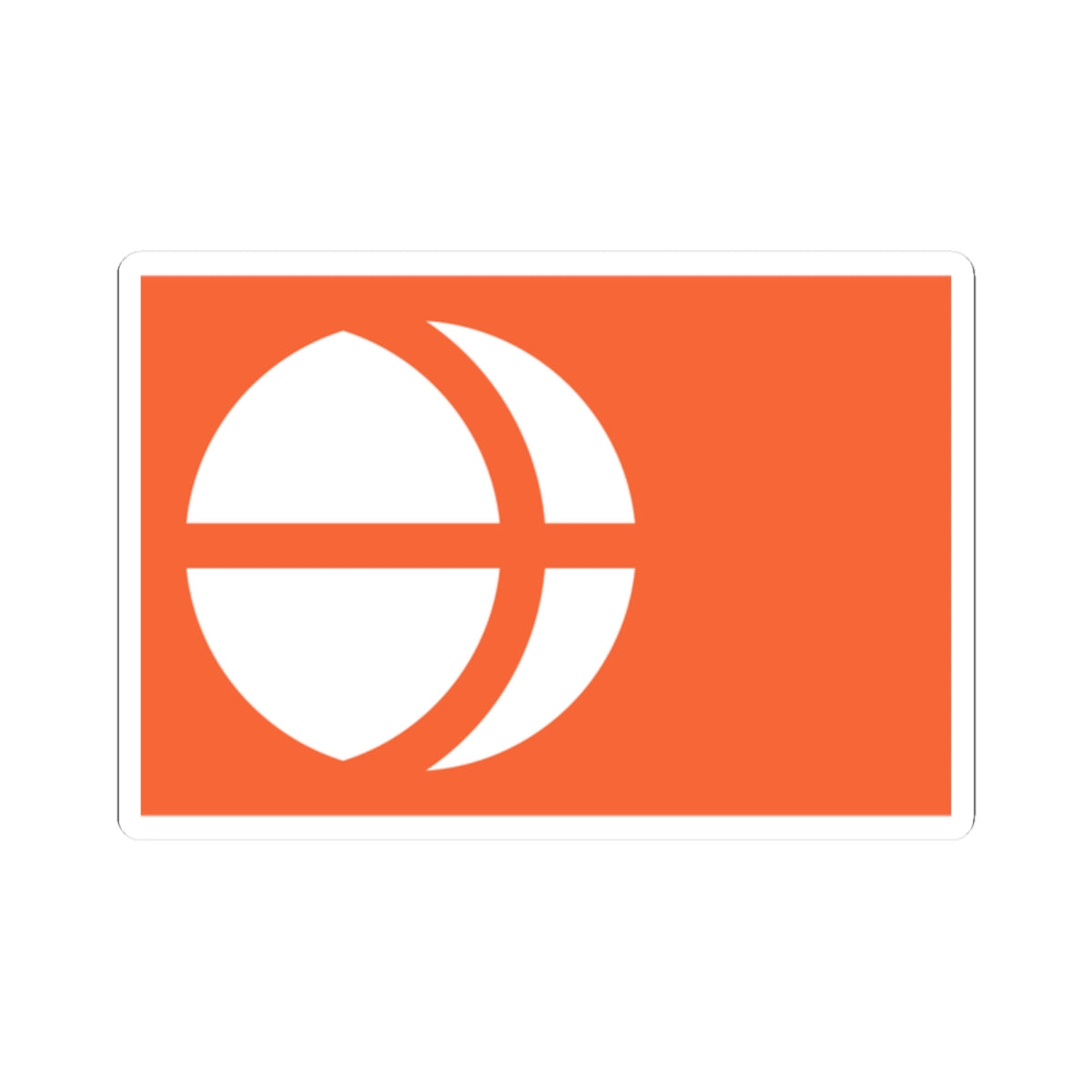 Flag of Nagano Prefecture (Japan) STICKER Vinyl Kiss-Cut Decal