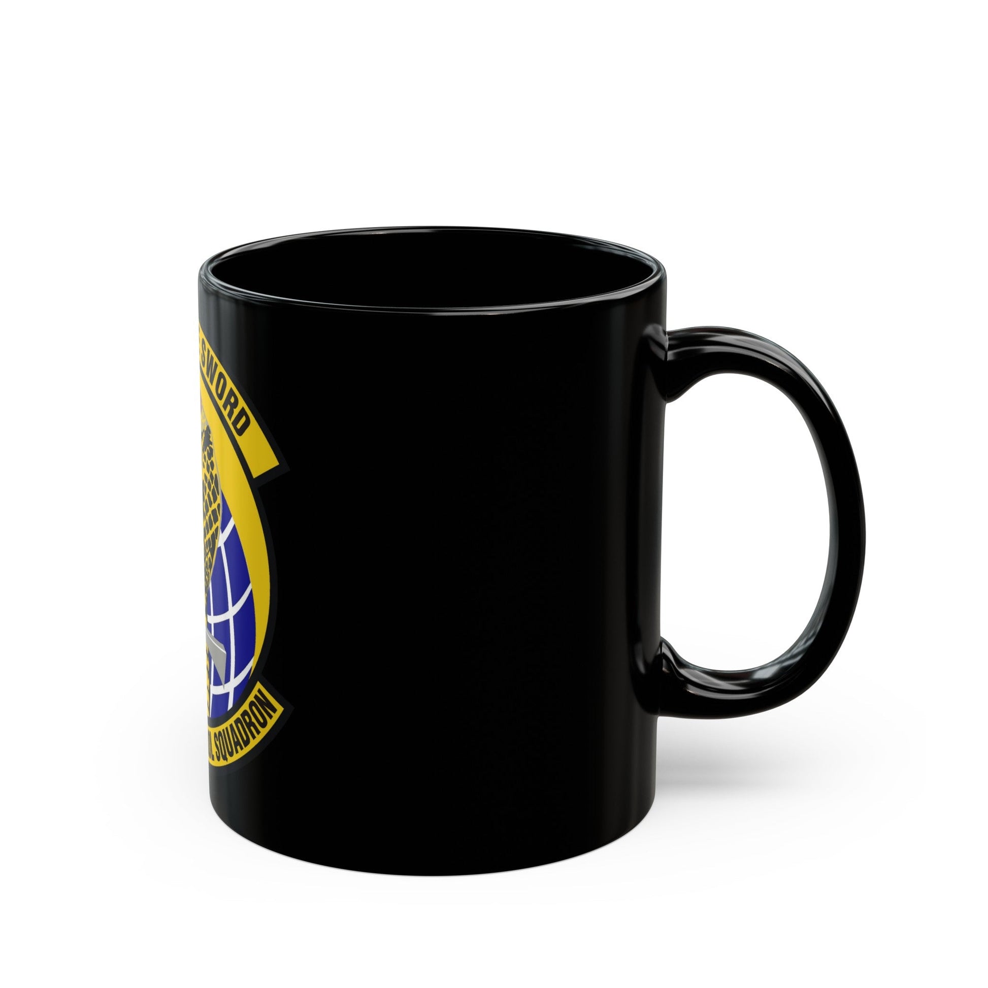 73d Expeditionary Air Control Squadron (U.S. Air Force) Black Coffee Mug-The Sticker Space