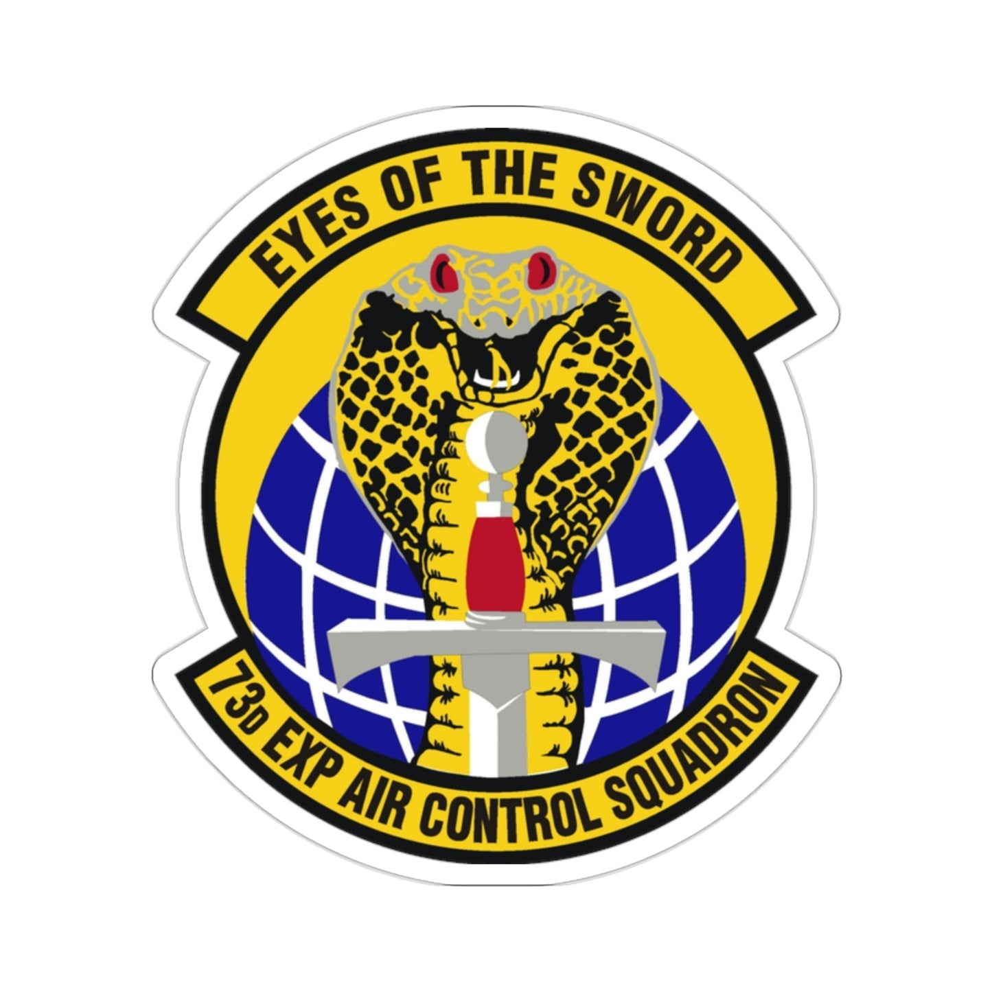 73d Expeditionary Air Control Squadron (U.S. Air Force) STICKER Vinyl Die-Cut Decal-2 Inch-The Sticker Space