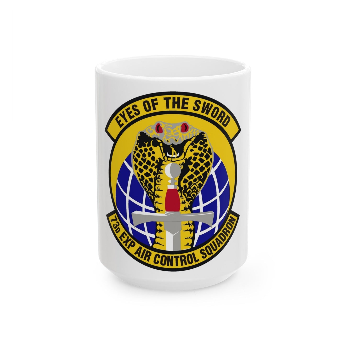 73d Expeditionary Air Control Squadron (U.S. Air Force) White Coffee Mug-15oz-The Sticker Space