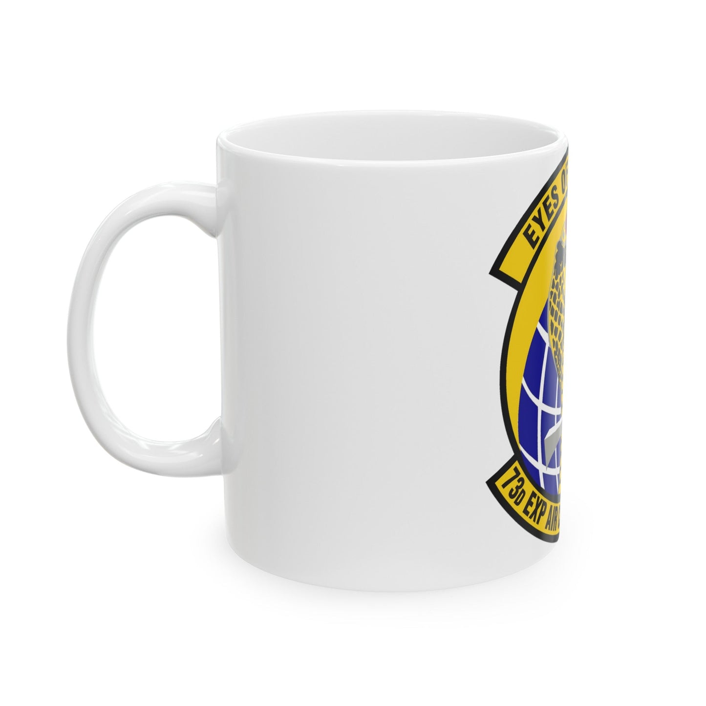 73d Expeditionary Air Control Squadron (U.S. Air Force) White Coffee Mug-The Sticker Space