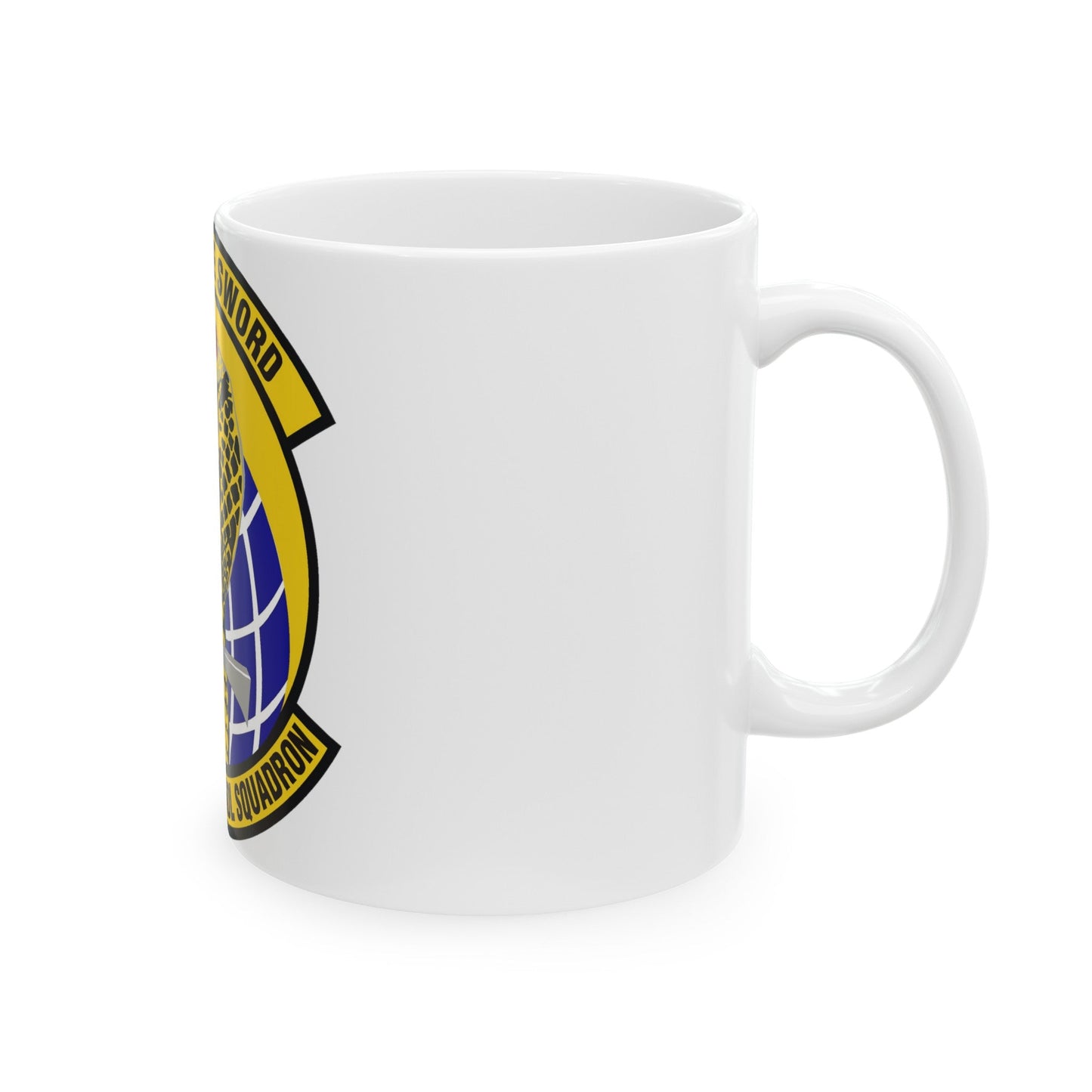 73d Expeditionary Air Control Squadron (U.S. Air Force) White Coffee Mug-The Sticker Space