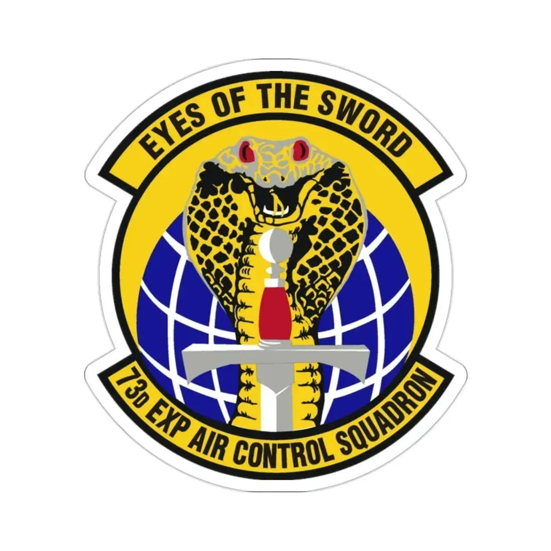 73d Expeditionary Air Control Squadron (U.S. Air Force) STICKER Vinyl Die-Cut Decal 2 Inch - The Sticker Space