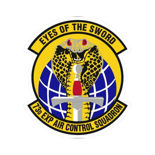 73d Expeditionary Air Control Squadron (U.S. Air Force) STICKER Vinyl Kiss-Cut Decal 2 Inch White - The Sticker Space
