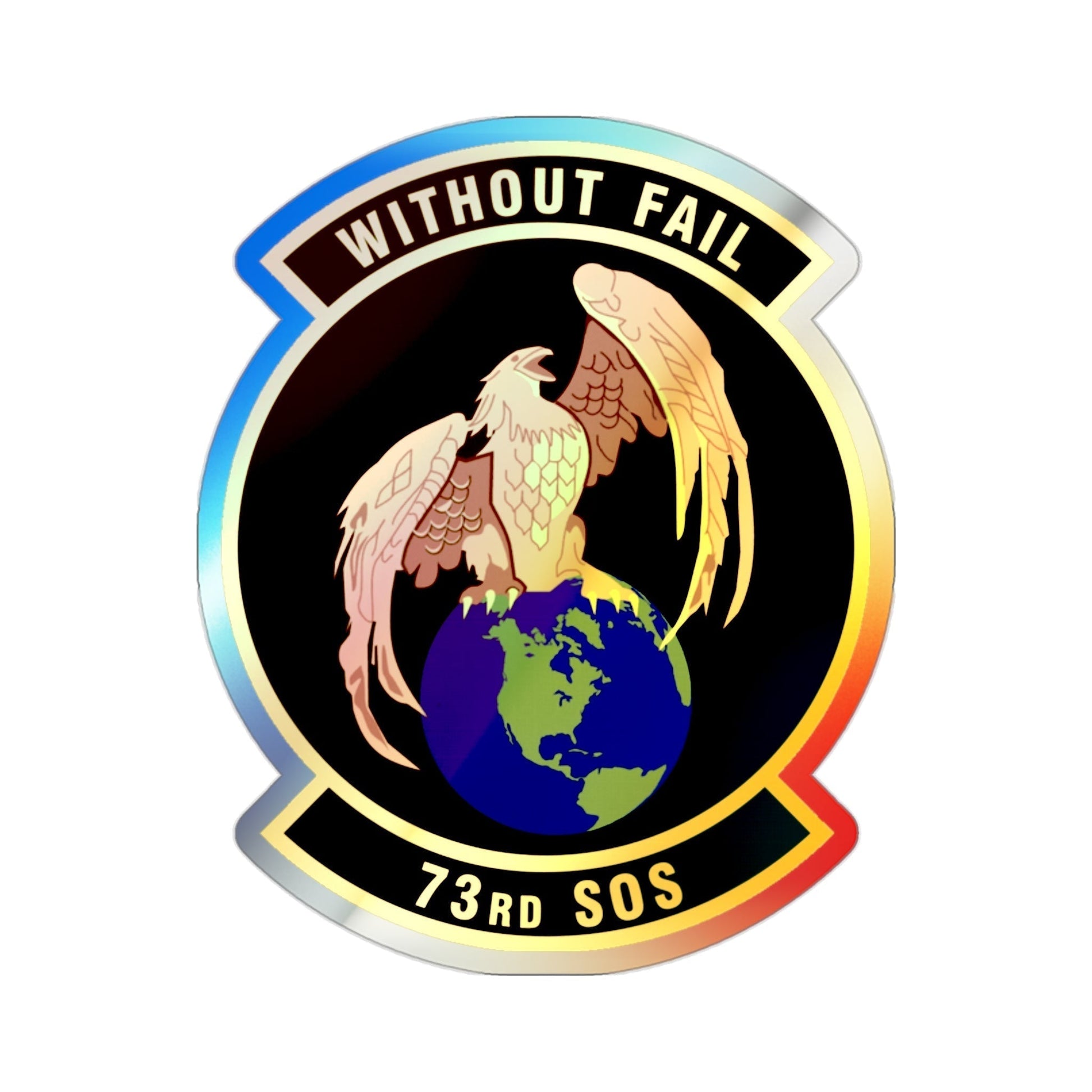 73rd Special Operations Squadron (U.S. Air Force) Holographic STICKER Die-Cut Vinyl Decal-2 Inch-The Sticker Space