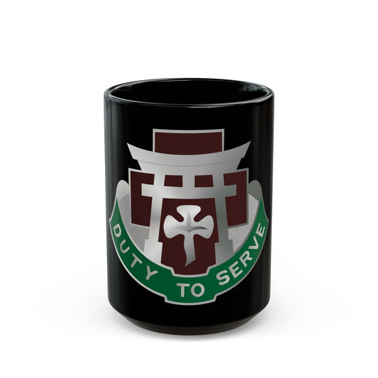 74 Field Hospital (U.S. Army) Black Coffee Mug-15oz-The Sticker Space