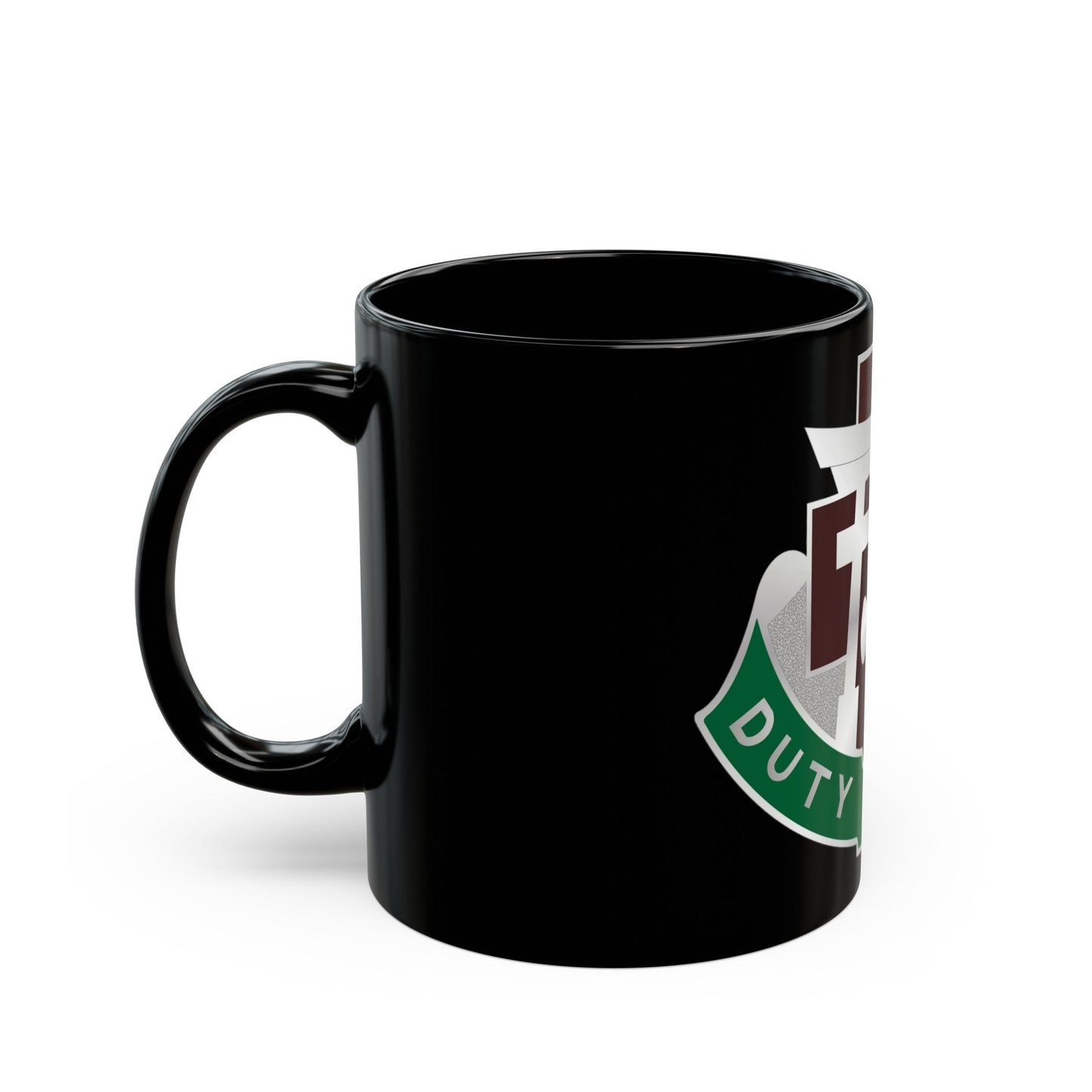 74 Field Hospital (U.S. Army) Black Coffee Mug-The Sticker Space