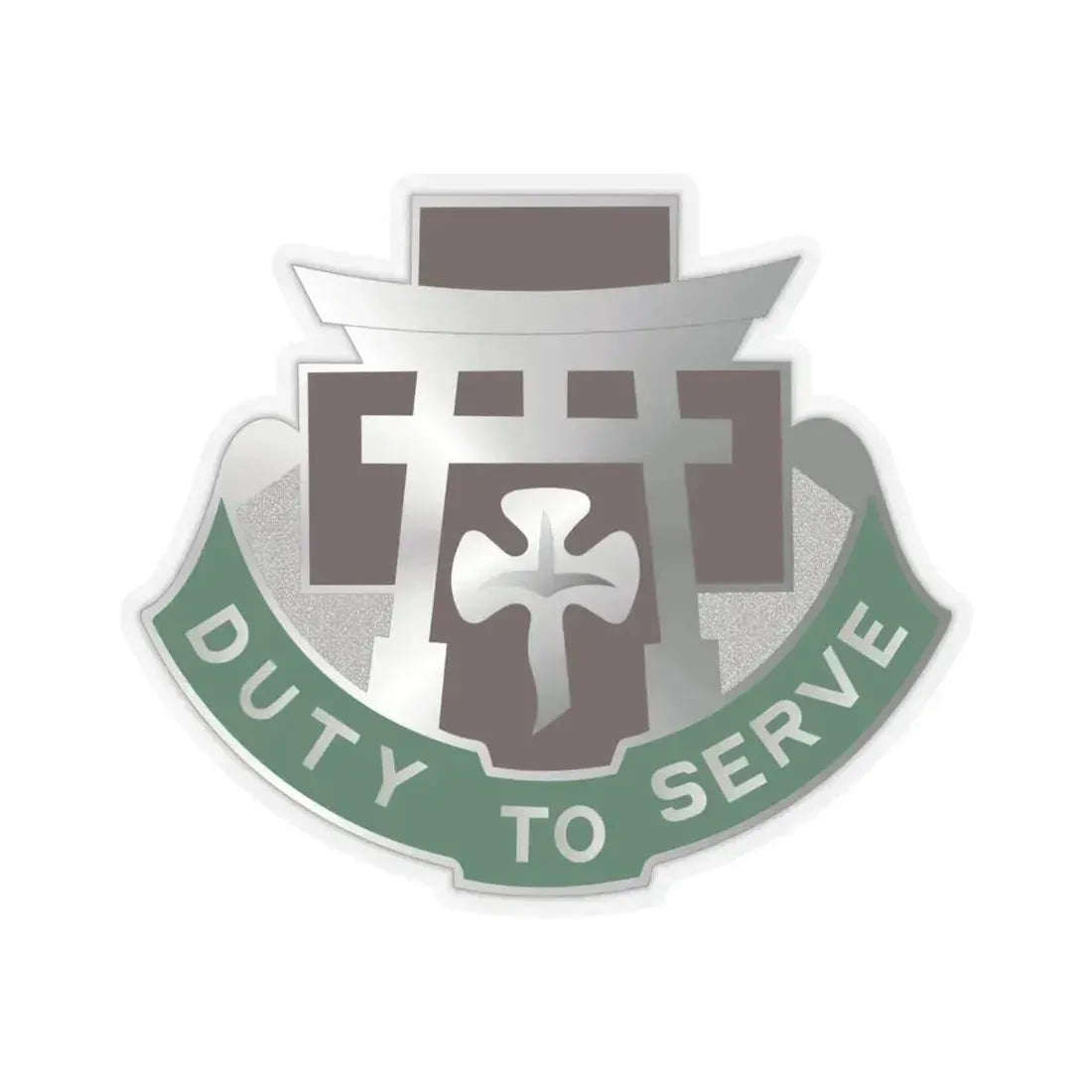 74 Field Hospital (U.S. Army) STICKER Vinyl Kiss-Cut Decal 6 Inch Transparent - The Sticker Space