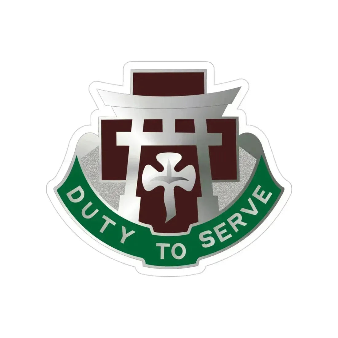 74 Field Hospital (U.S. Army) Transparent STICKER Die-Cut Vinyl Decal 4 Inch - The Sticker Space