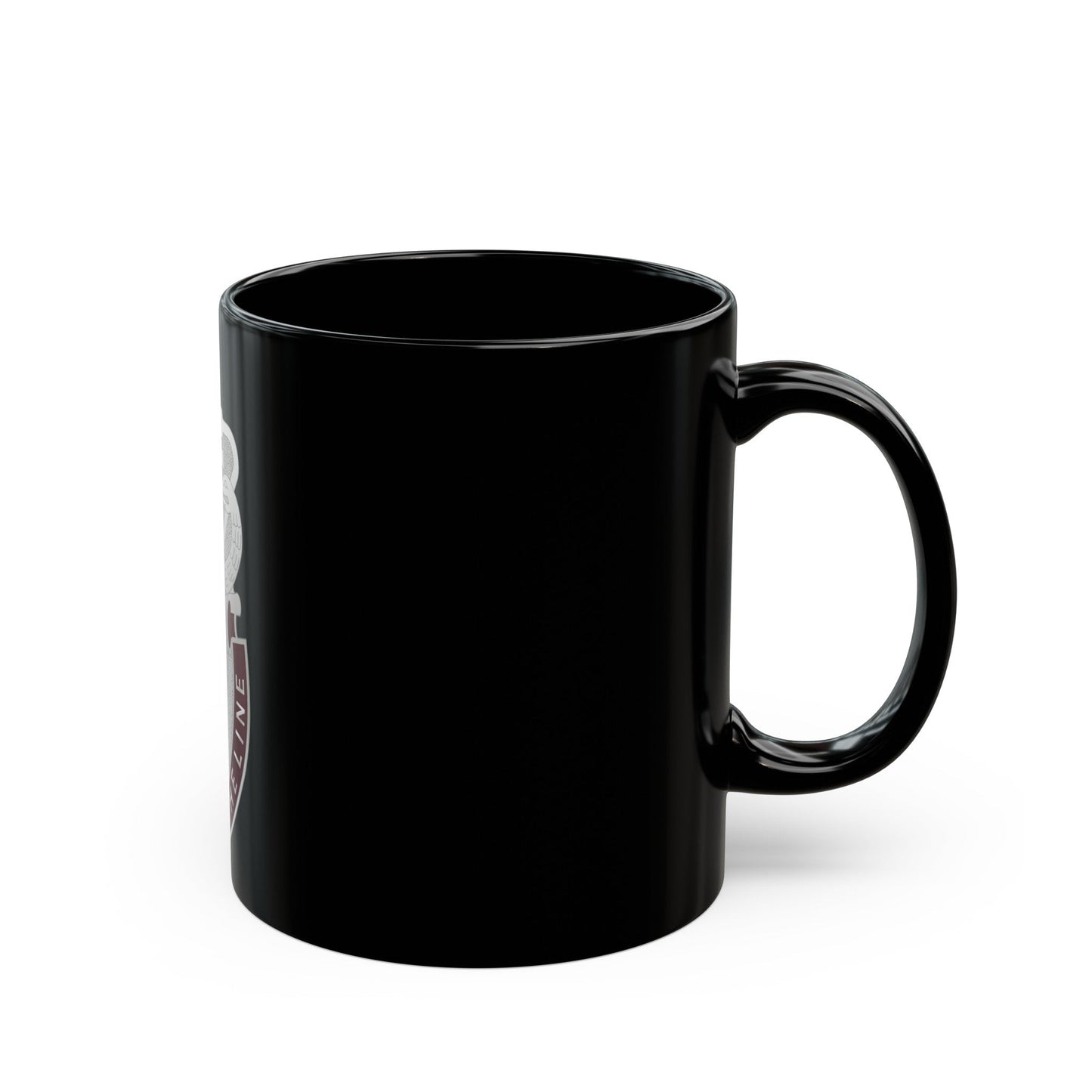 74 Medical Battalion (U.S. Army) Black Coffee Mug-The Sticker Space