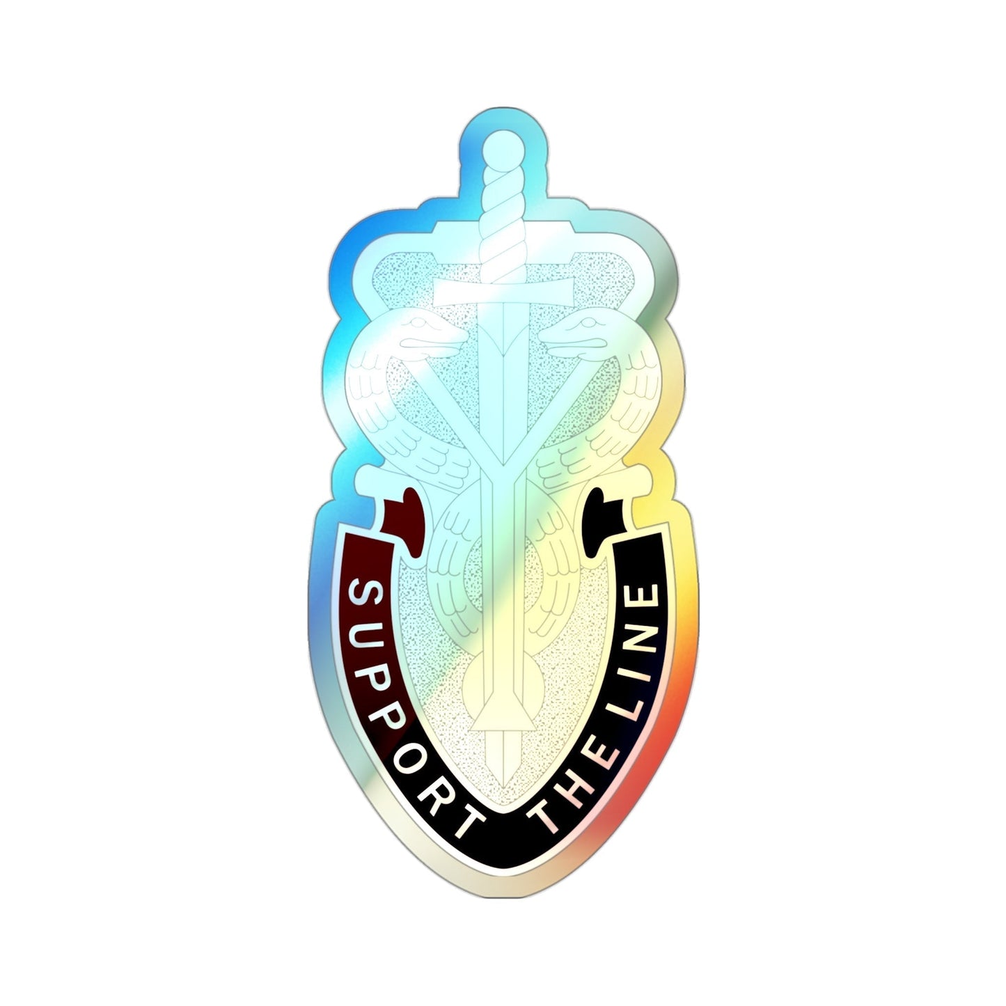 74 Medical Battalion (U.S. Army) Holographic STICKER Die-Cut Vinyl Decal-3 Inch-The Sticker Space