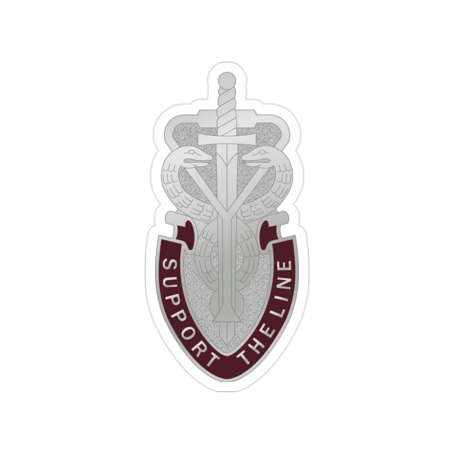 74 Medical Battalion (U.S. Army) Transparent STICKER Die-Cut Vinyl Decal-2 Inch-The Sticker Space