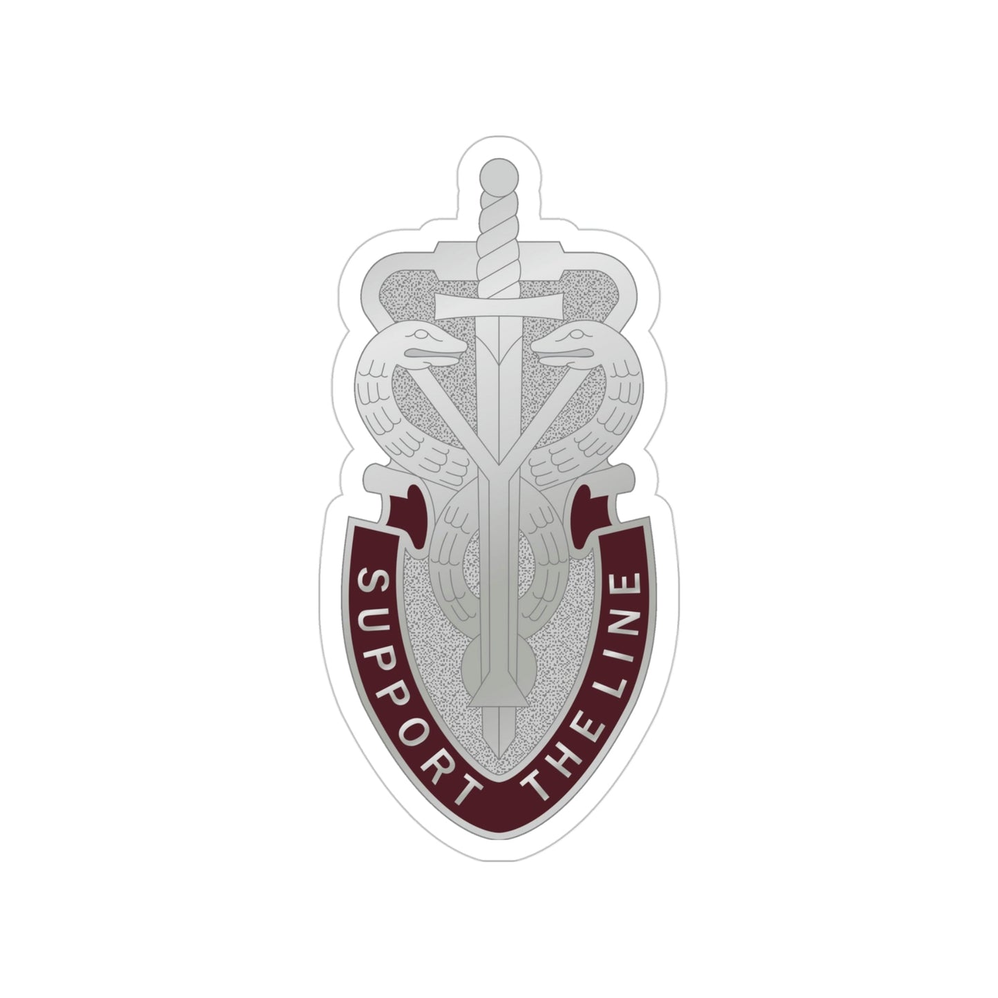 74 Medical Battalion (U.S. Army) Transparent STICKER Die-Cut Vinyl Decal-4 Inch-The Sticker Space