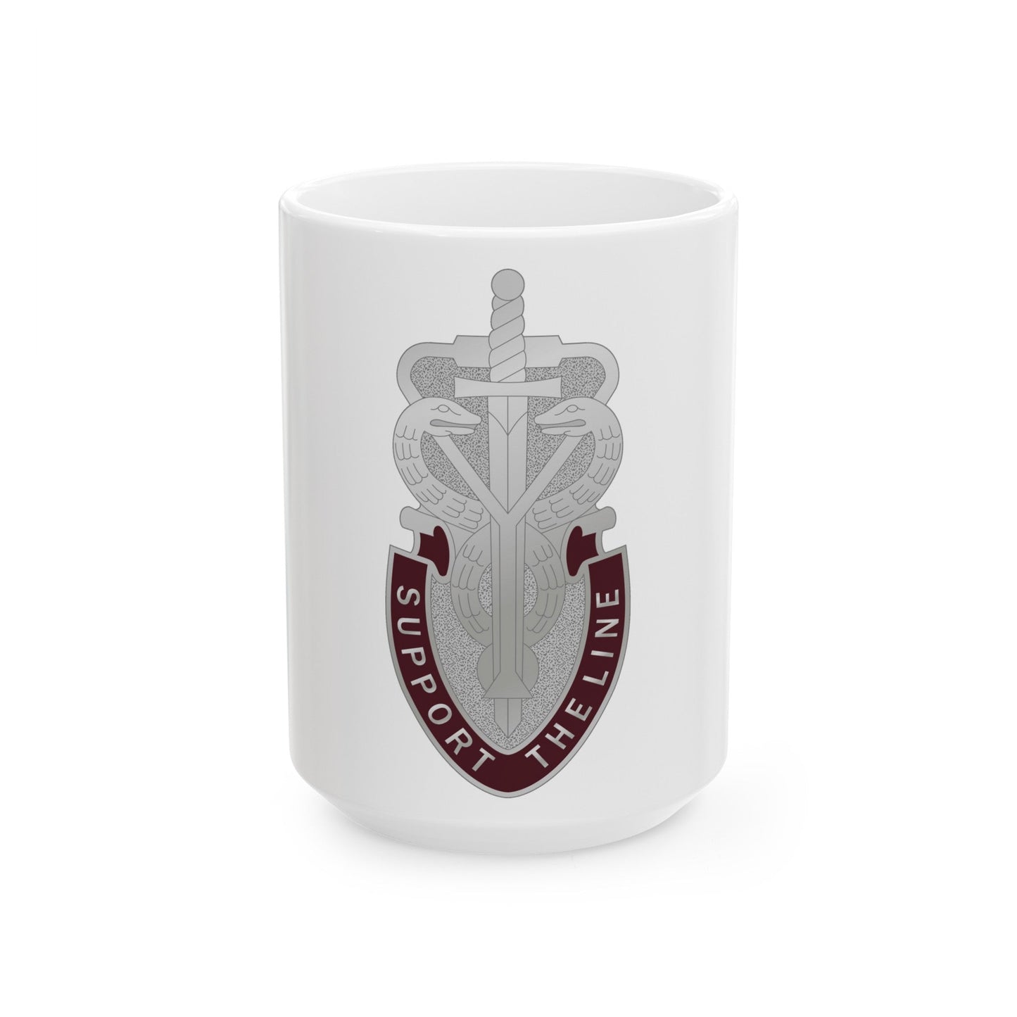 74 Medical Battalion (U.S. Army) White Coffee Mug-15oz-The Sticker Space