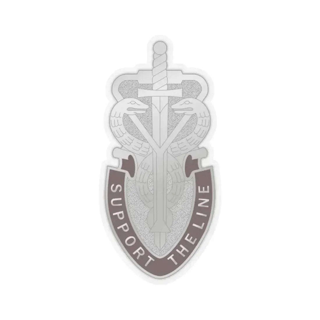74 Medical Battalion (U.S. Army) STICKER Vinyl Kiss-Cut Decal 2 Inch Transparent - The Sticker Space