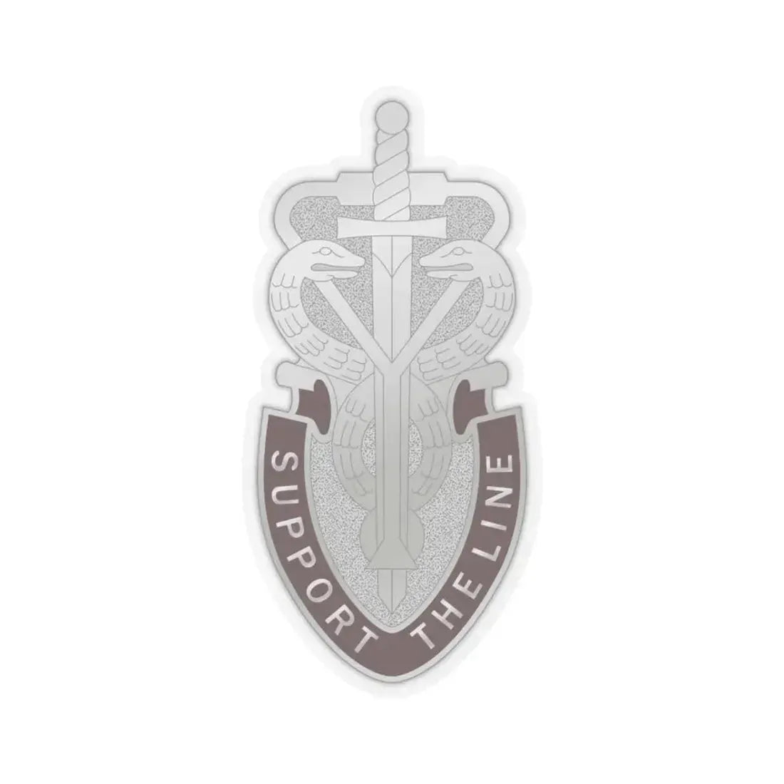 74 Medical Battalion (U.S. Army) STICKER Vinyl Kiss-Cut Decal 3 Inch Transparent - The Sticker Space