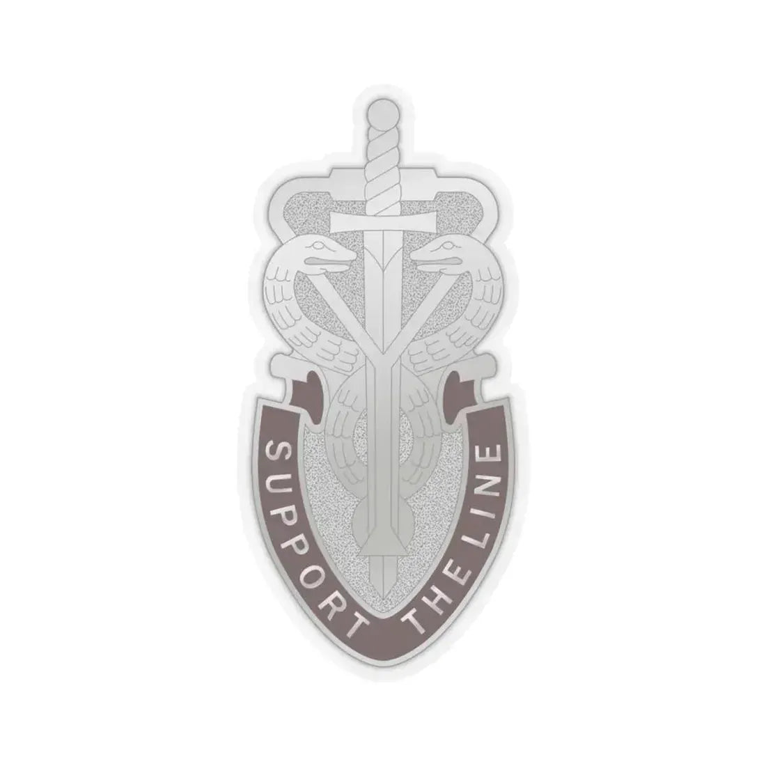 74 Medical Battalion (U.S. Army) STICKER Vinyl Kiss-Cut Decal 4 Inch Transparent - The Sticker Space