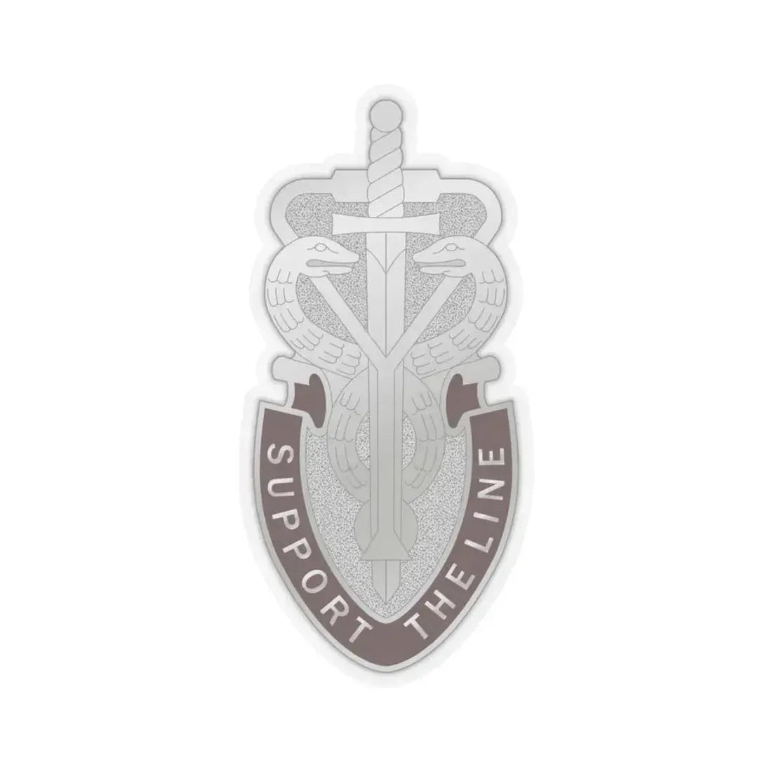 74 Medical Battalion (U.S. Army) STICKER Vinyl Kiss-Cut Decal 6 Inch Transparent - The Sticker Space