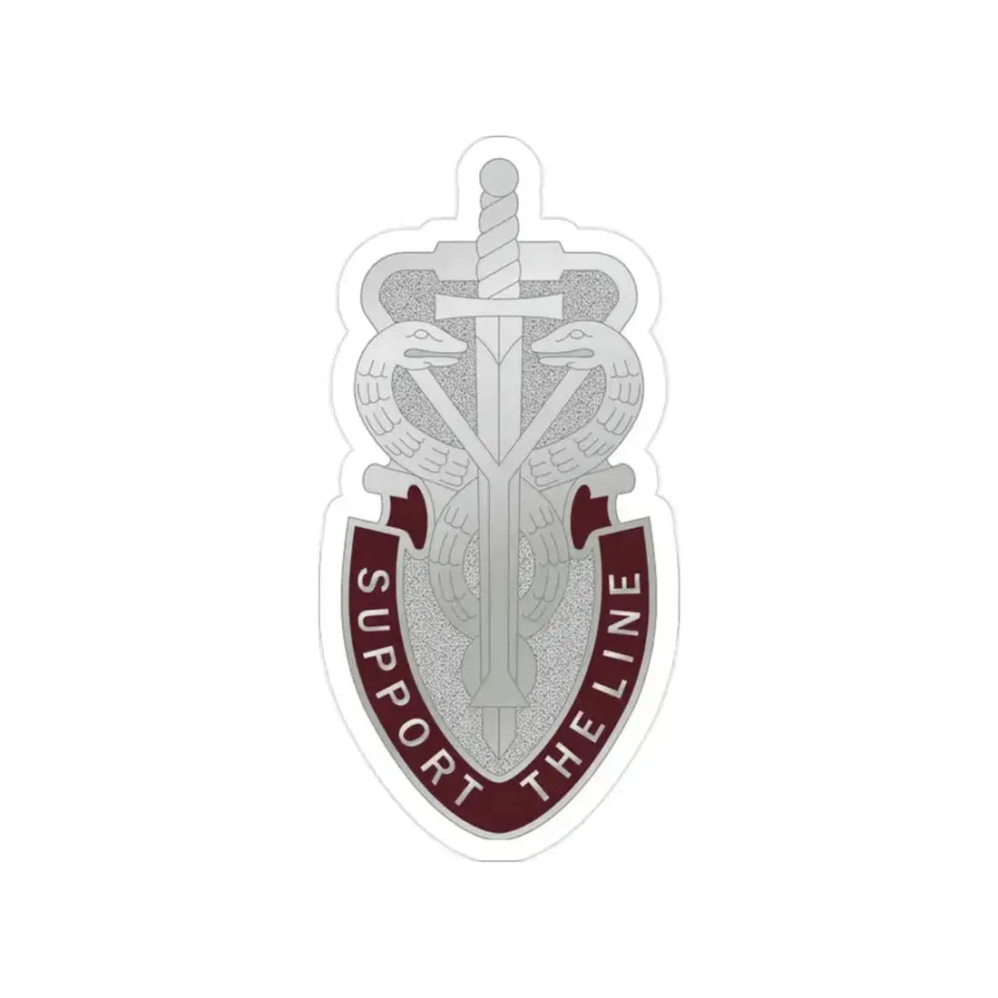 74 Medical Battalion (U.S. Army) Transparent STICKER Die-Cut Vinyl Decal 2 Inch - The Sticker Space