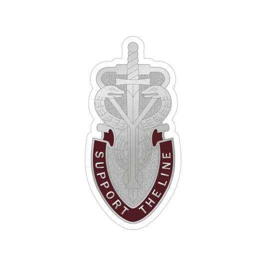 74 Medical Battalion (U.S. Army) Transparent STICKER Die-Cut Vinyl Decal 6 Inch - The Sticker Space