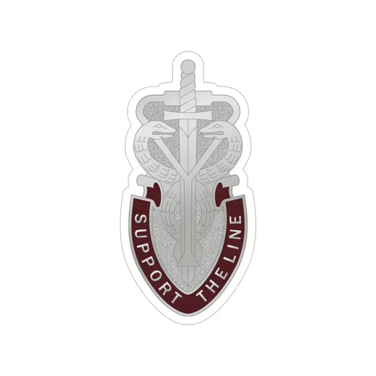 74 Medical Battalion (U.S. Army) Transparent STICKER Die-Cut Vinyl Decal 6 Inch - The Sticker Space