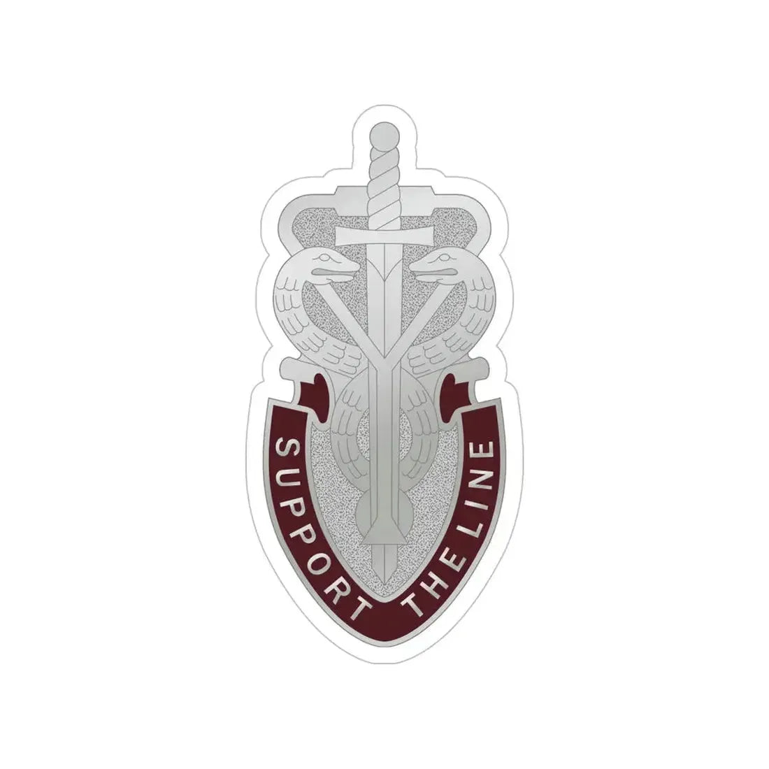 74 Medical Battalion (U.S. Army) Transparent STICKER Die-Cut Vinyl Decal - The Sticker Space