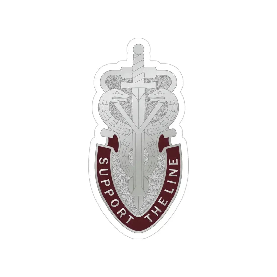 74 Medical Battalion (U.S. Army) Transparent STICKER Die-Cut Vinyl Decal - The Sticker Space