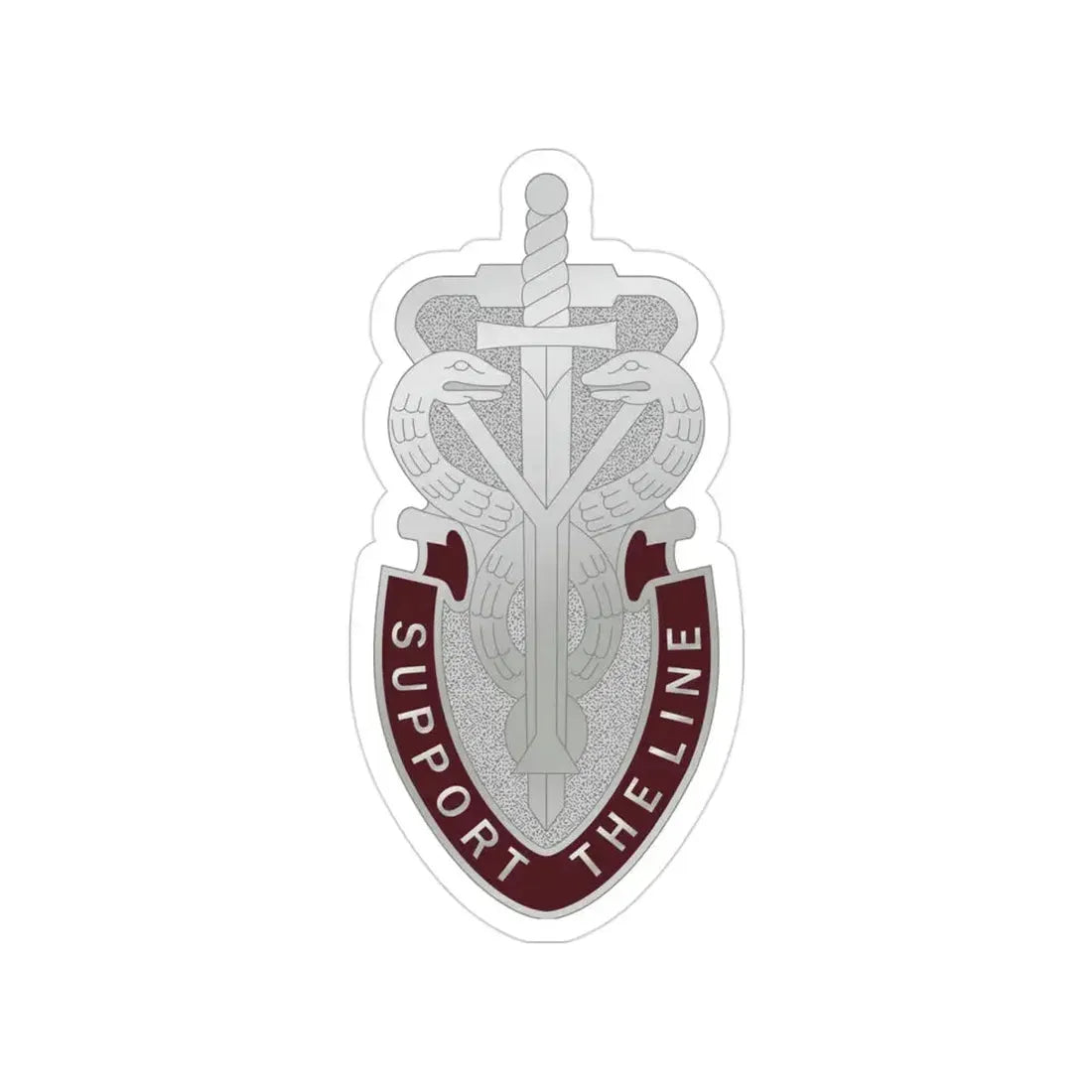 74 Medical Battalion (U.S. Army) Transparent STICKER Die-Cut Vinyl Decal - The Sticker Space