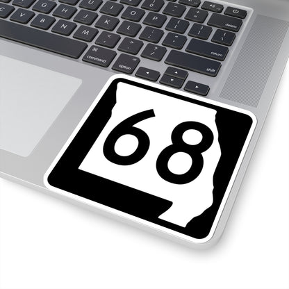 MO-68 (Missouri) (Road Sign) STICKER Vinyl Kiss-Cut Decal