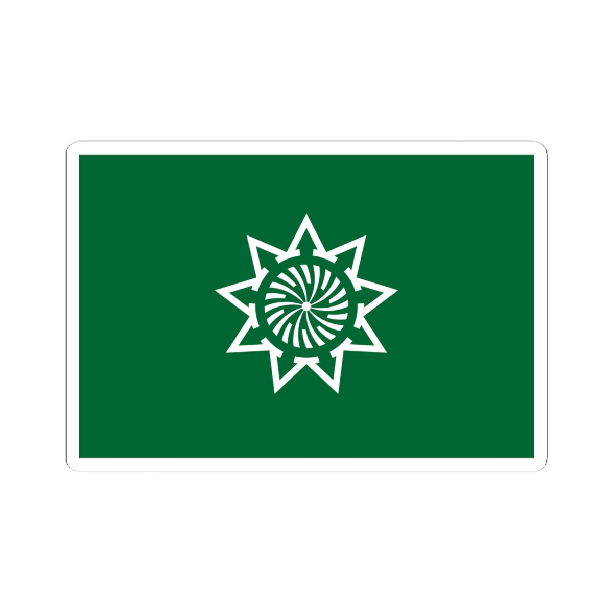 Flag of Kumatori Osaka (Japan) STICKER Vinyl Kiss-Cut Decal