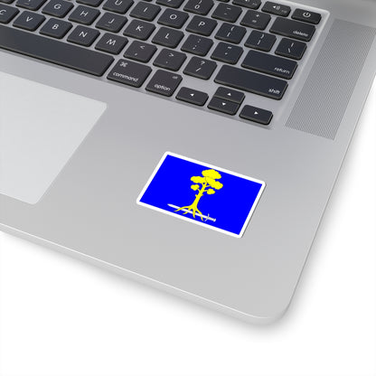 Flag Sertolovo Leningrad oblast (Russia) STICKER Vinyl Kiss-Cut Decal