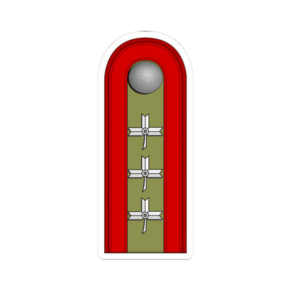 Croatia HOS OR 5 (Croatia) (Military Rank) STICKER Vinyl Kiss-Cut Decal