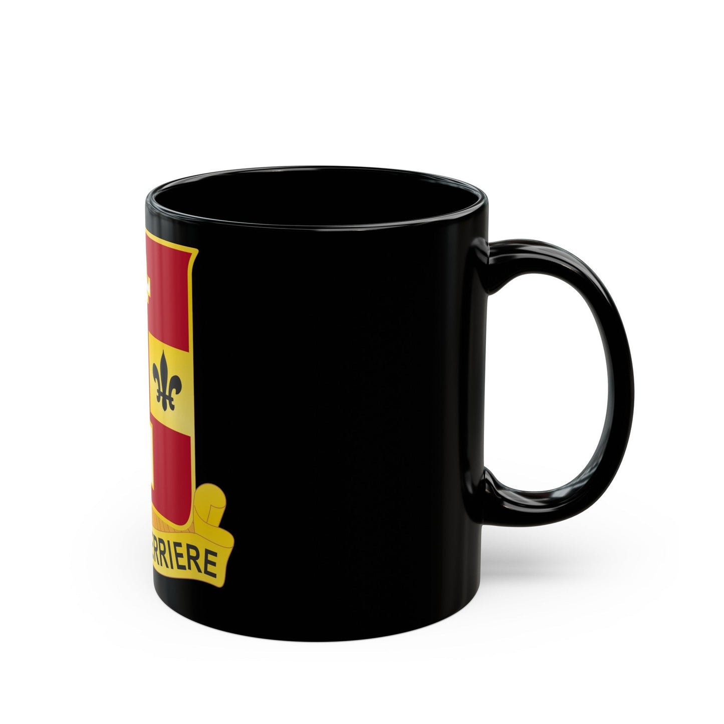 740th Antiaircraft Artillery Gun Battalion (U.S. Army) Black Coffee Mug-The Sticker Space