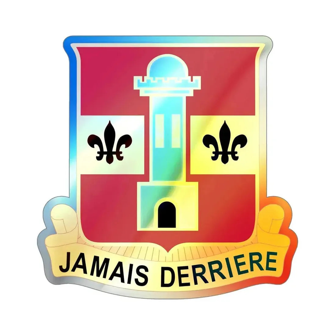 740th Antiaircraft Artillery Gun Battalion (U.S. Army) Holographic STICKER Die-Cut Vinyl Decal - The Sticker Space