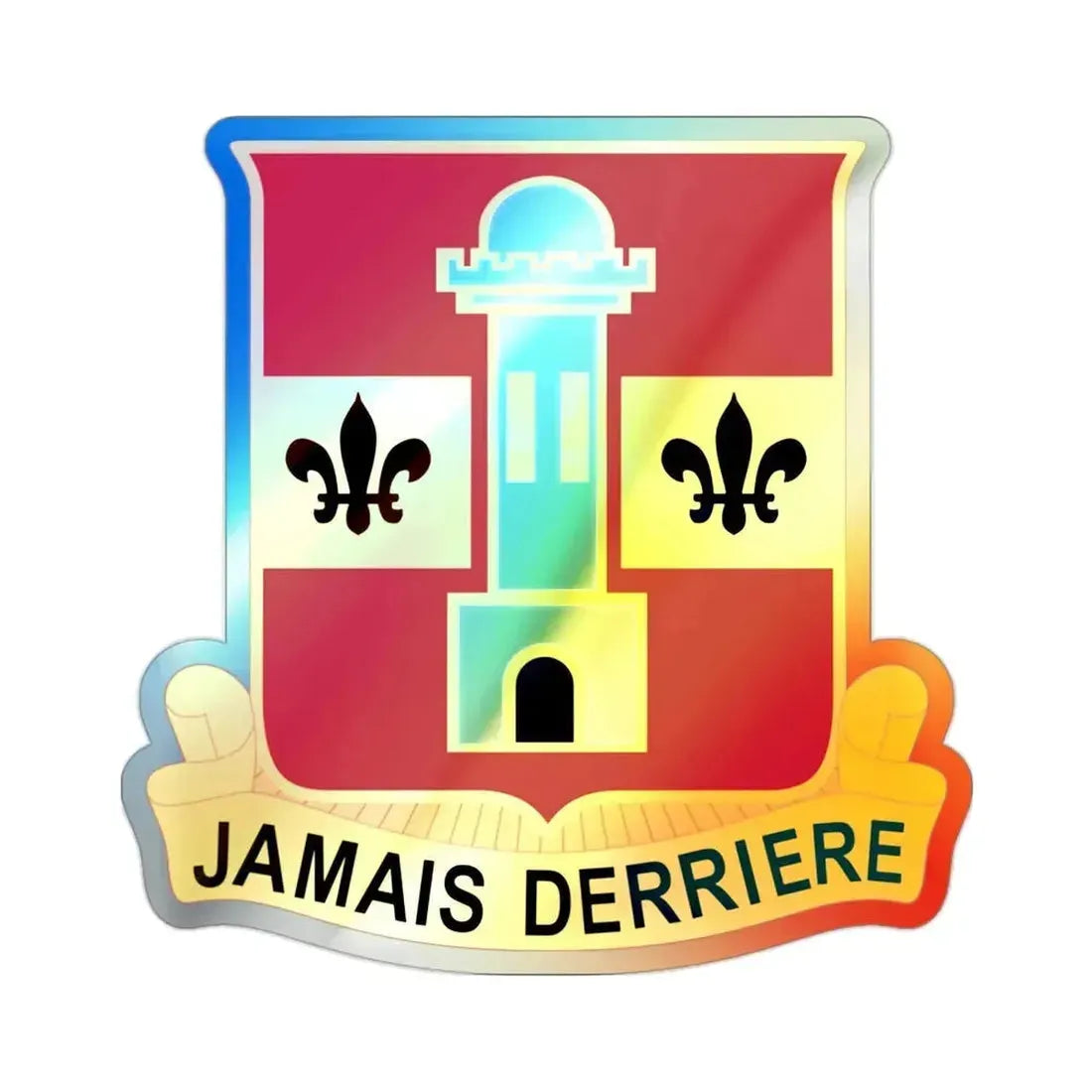 740th Antiaircraft Artillery Gun Battalion (U.S. Army) Holographic STICKER Die-Cut Vinyl Decal - The Sticker Space