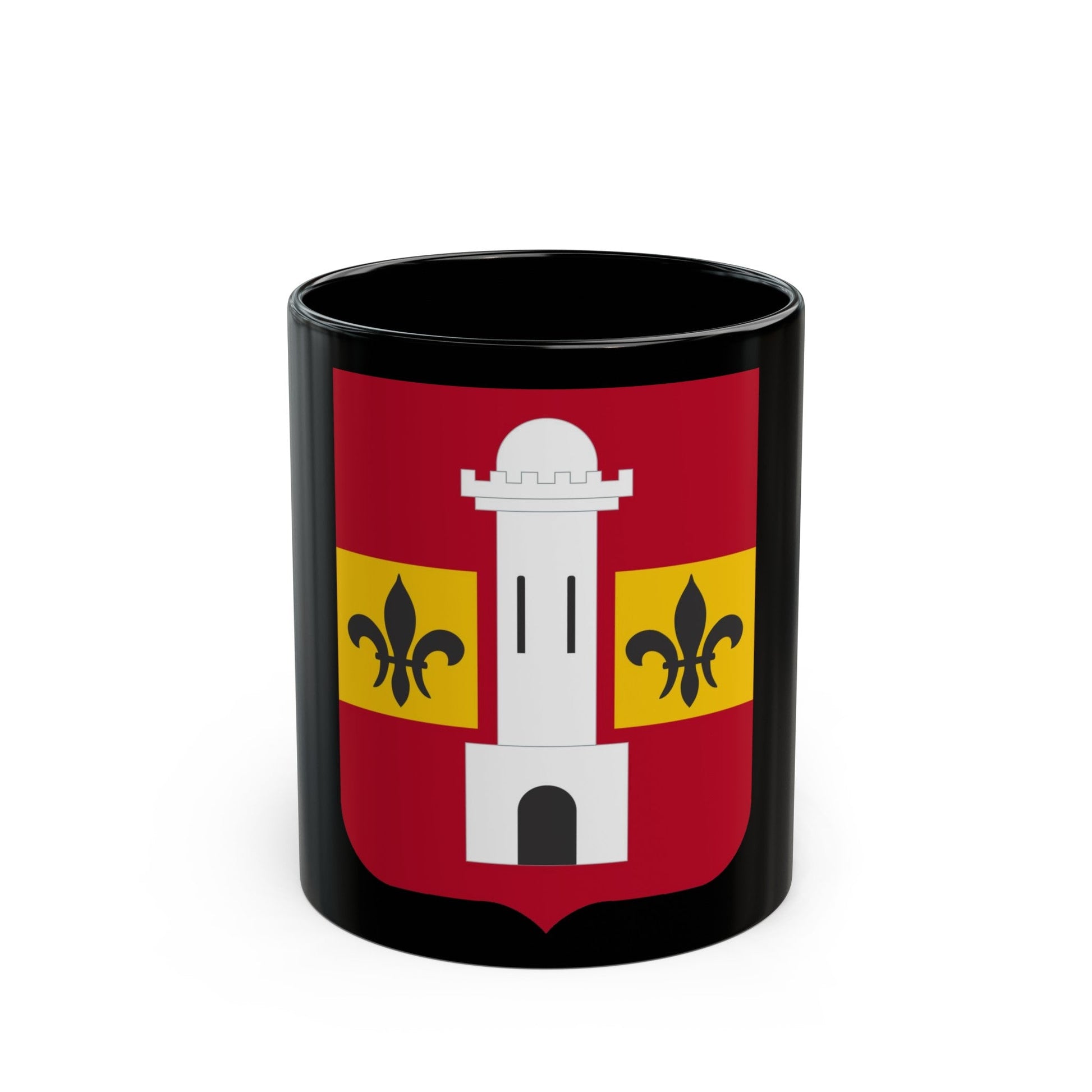 740th Antiaircraft Artillery Gun Battalion v2 (U.S. Army) Black Coffee Mug-11oz-The Sticker Space