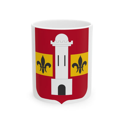 740th Antiaircraft Artillery Gun Battalion v2 (U.S. Army) White Coffee Mug-11oz-The Sticker Space