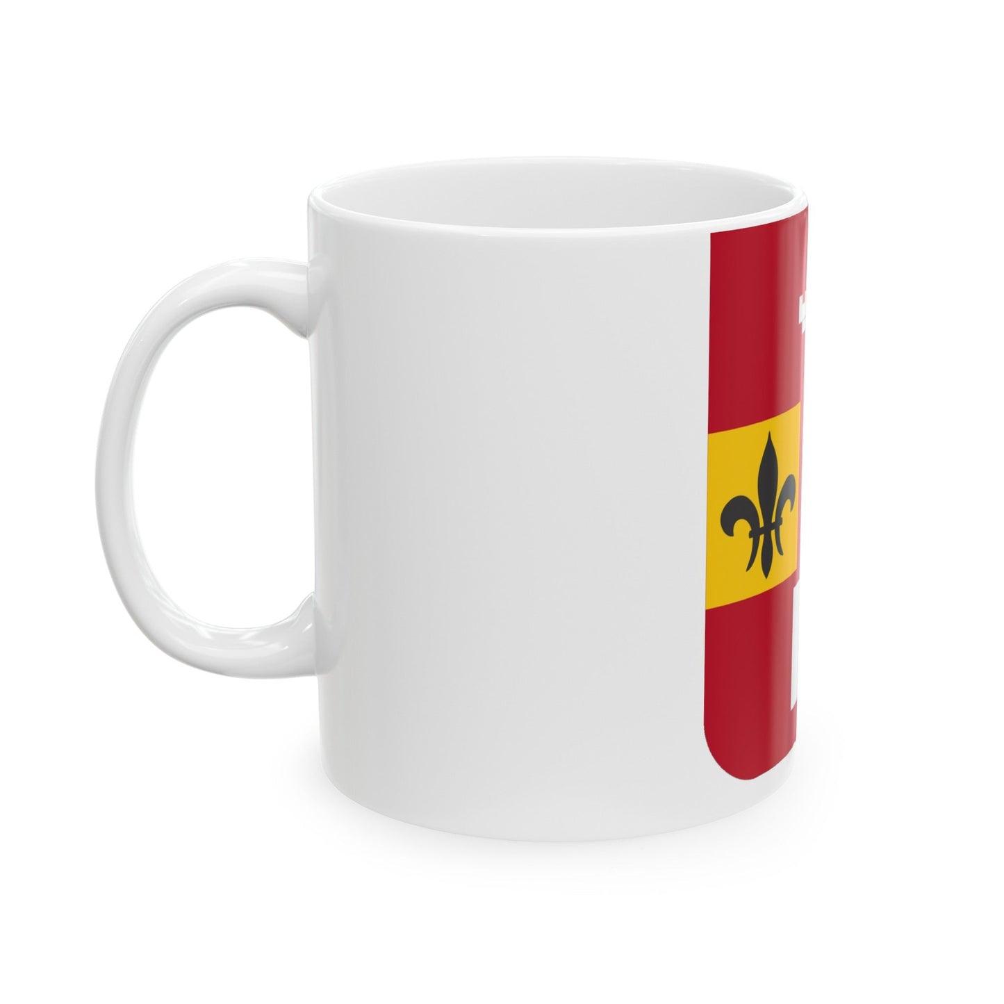 740th Antiaircraft Artillery Gun Battalion v2 (U.S. Army) White Coffee Mug-The Sticker Space