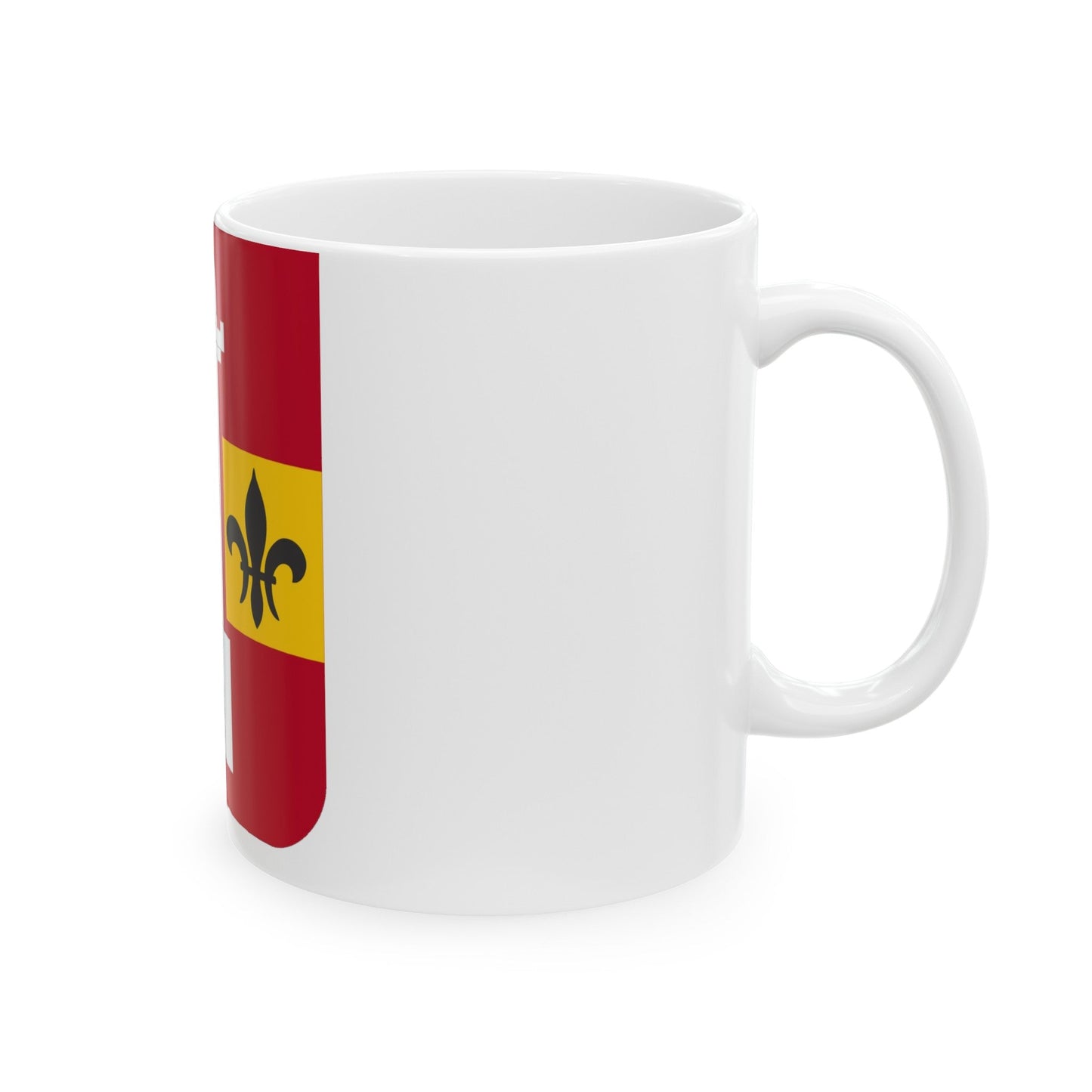 740th Antiaircraft Artillery Gun Battalion v2 (U.S. Army) White Coffee Mug-The Sticker Space