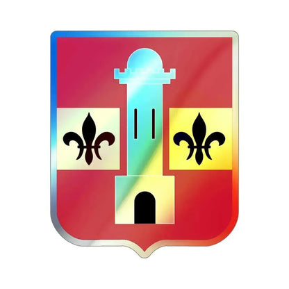 740th Antiaircraft Artillery Gun Battalion v2 (U.S. Army) Holographic STICKER Die-Cut Vinyl Decal 5 Inch Holographic - The Sticker Space